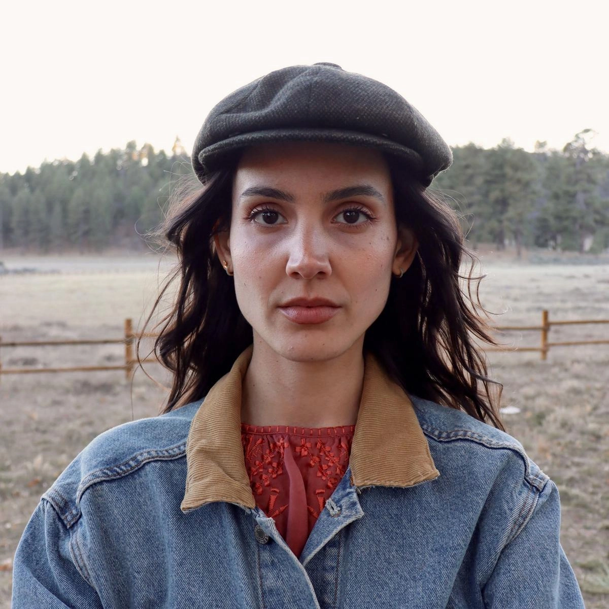 Sidecar Nailhead Wool Blend Newsboy Cap
