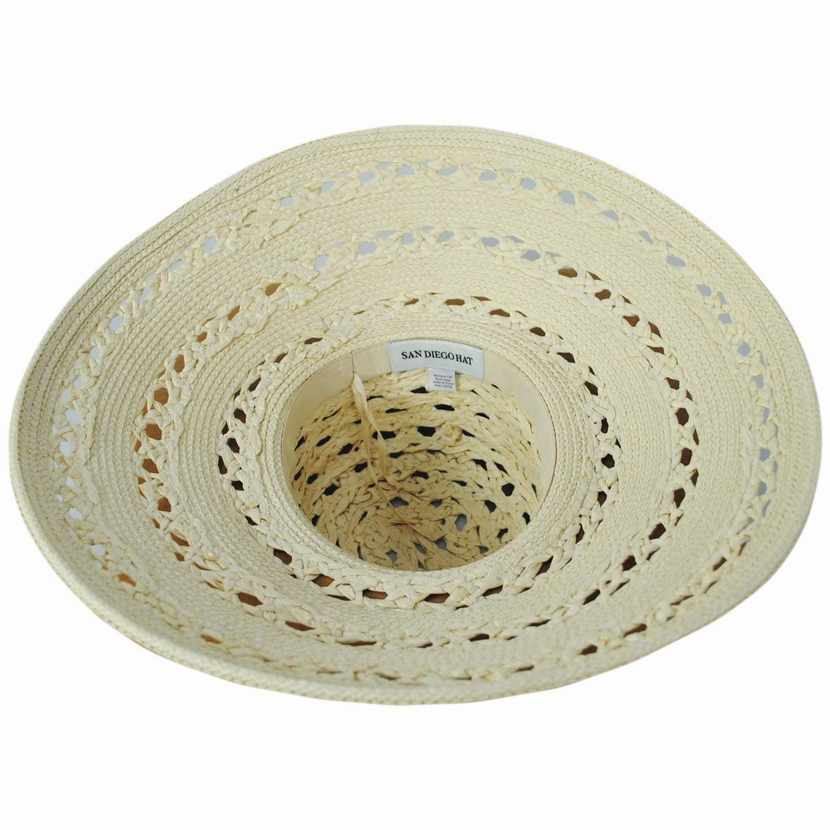 Sierra Toyo Straw Lampshade Sun Hat