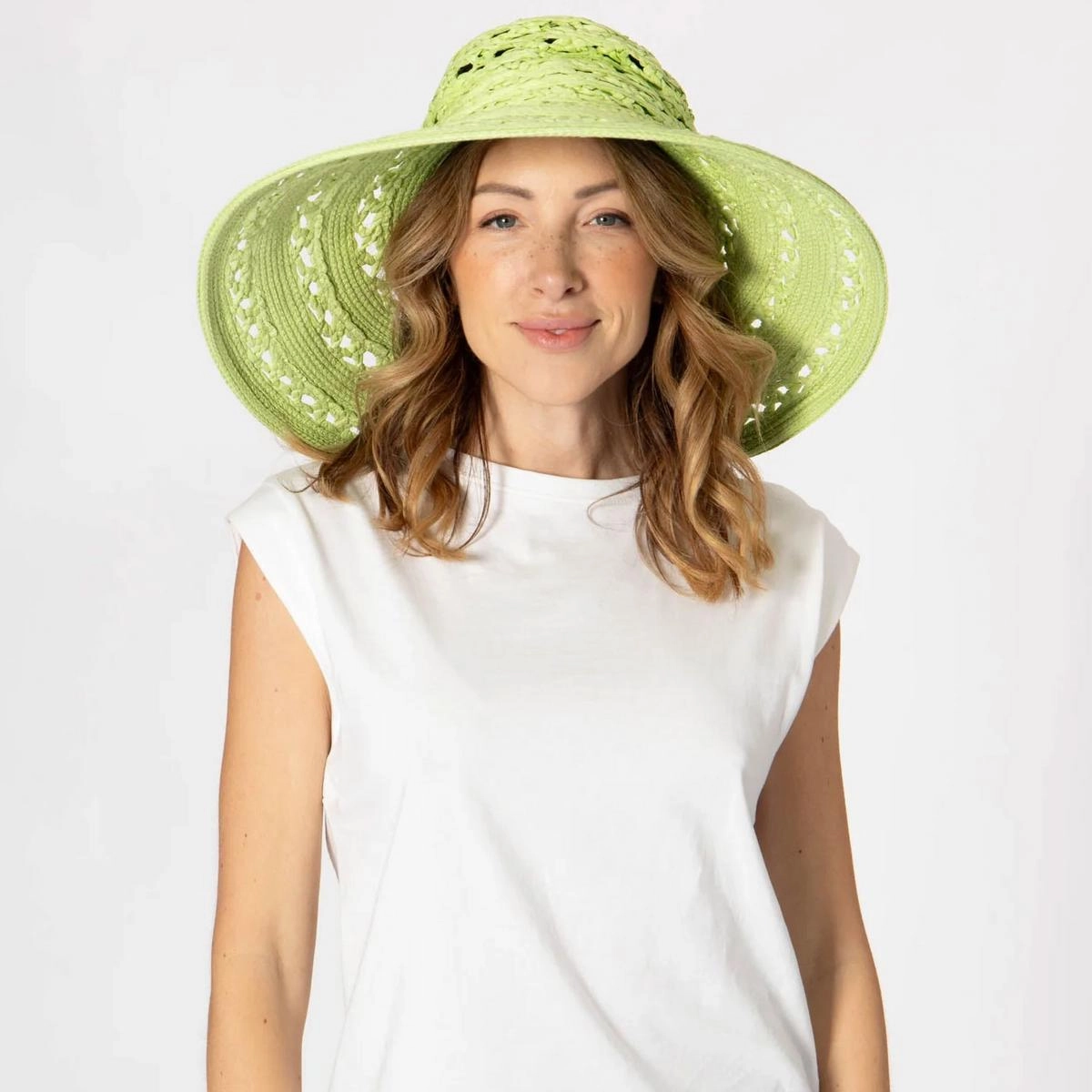 Sierra Toyo Straw Lampshade Sun Hat