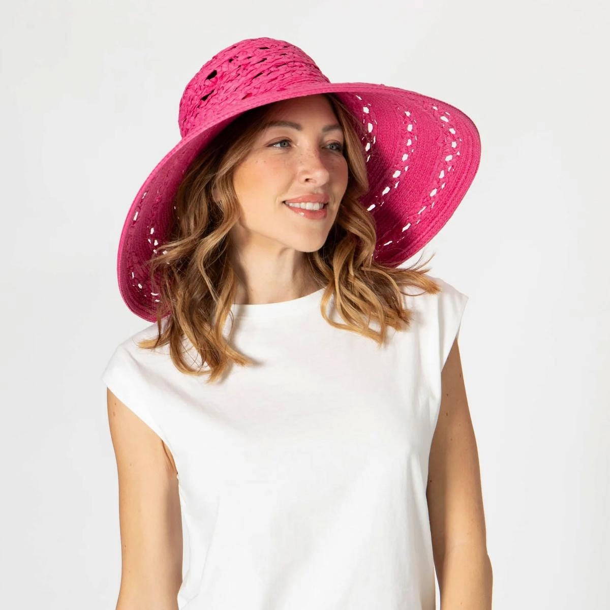 Sierra Toyo Straw Lampshade Sun Hat