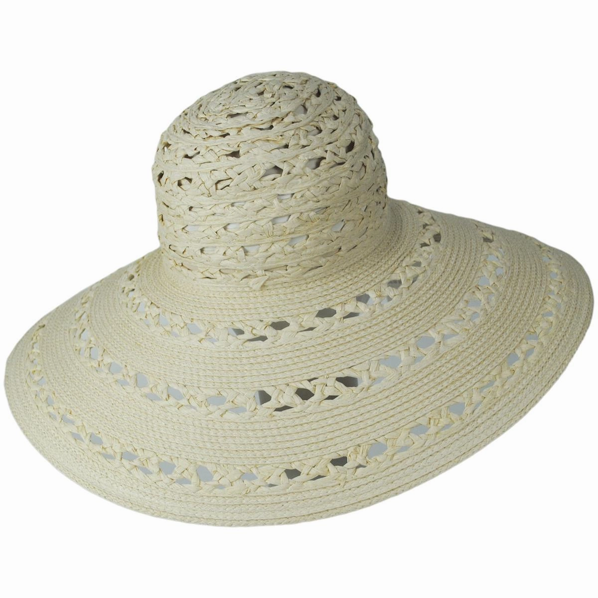 Sierra Toyo Straw Lampshade Sun Hat