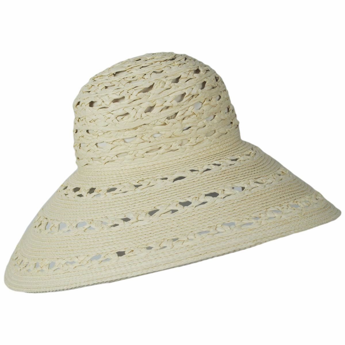 Sierra Toyo Straw Lampshade Sun Hat