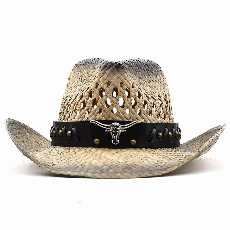 Silver Bull Straw Cowboy Hat