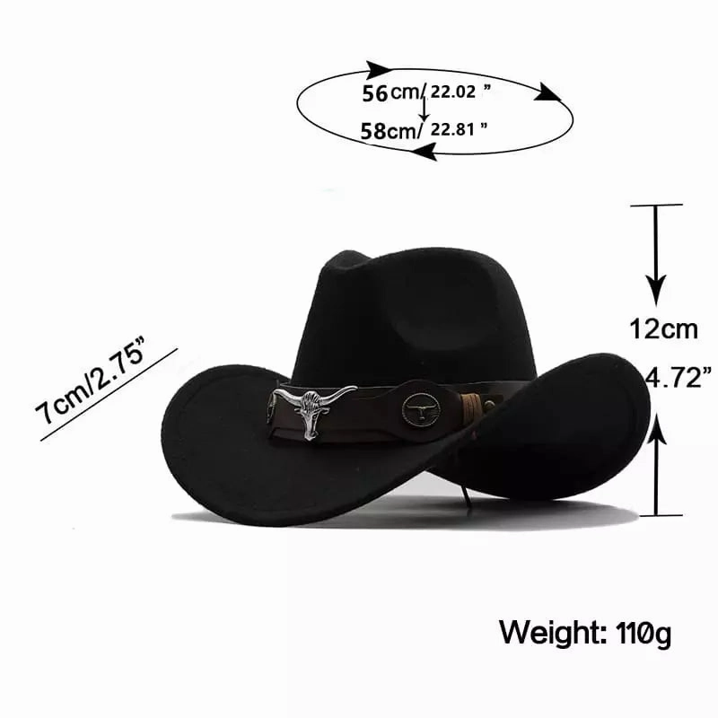 Silver Bull Wool Cowboy Hat