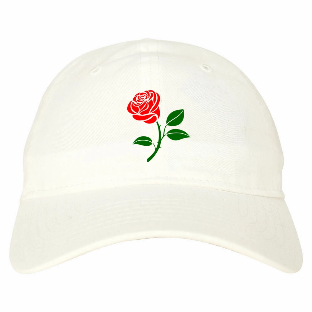 Single Red Rose Dad Hat