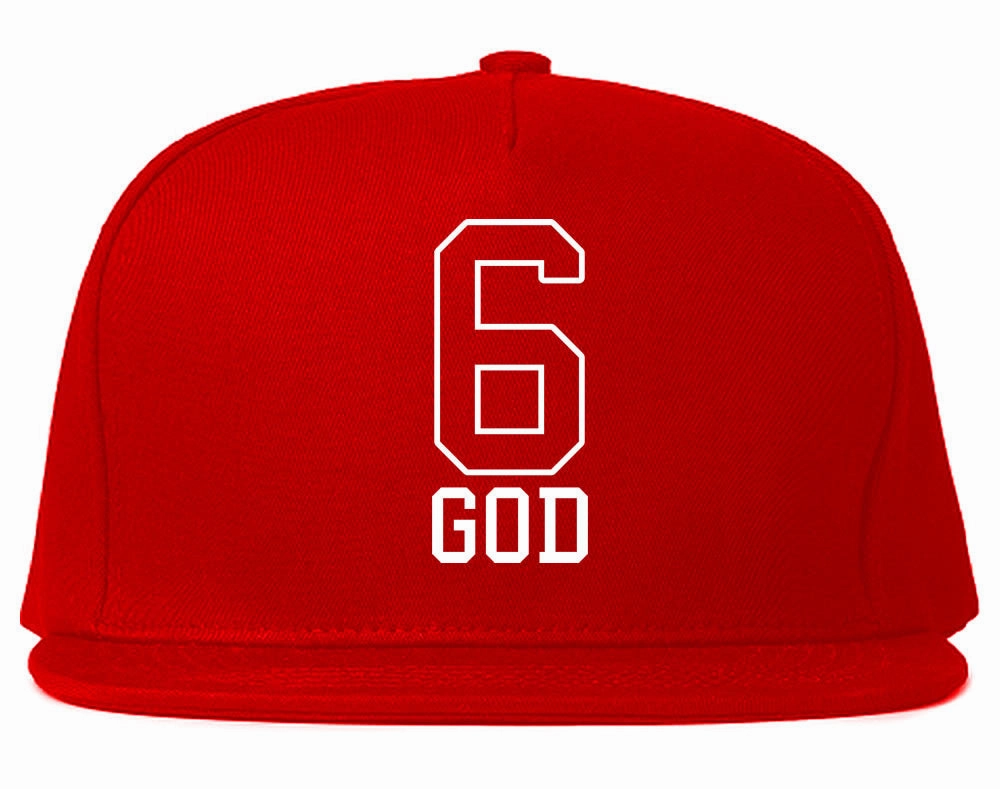 Six 6 God Snapback Hat