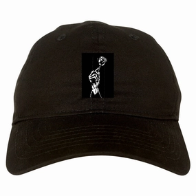 Skeleton Hand Rose Dad Hat Cap