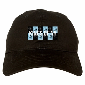 Skull And Rose Box Logo Mens Dad Hat