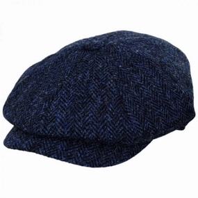 Skye Harris Tweed Wool Newsboy Cap