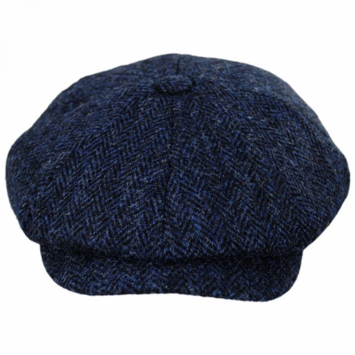 Skye Harris Tweed Wool Newsboy Cap