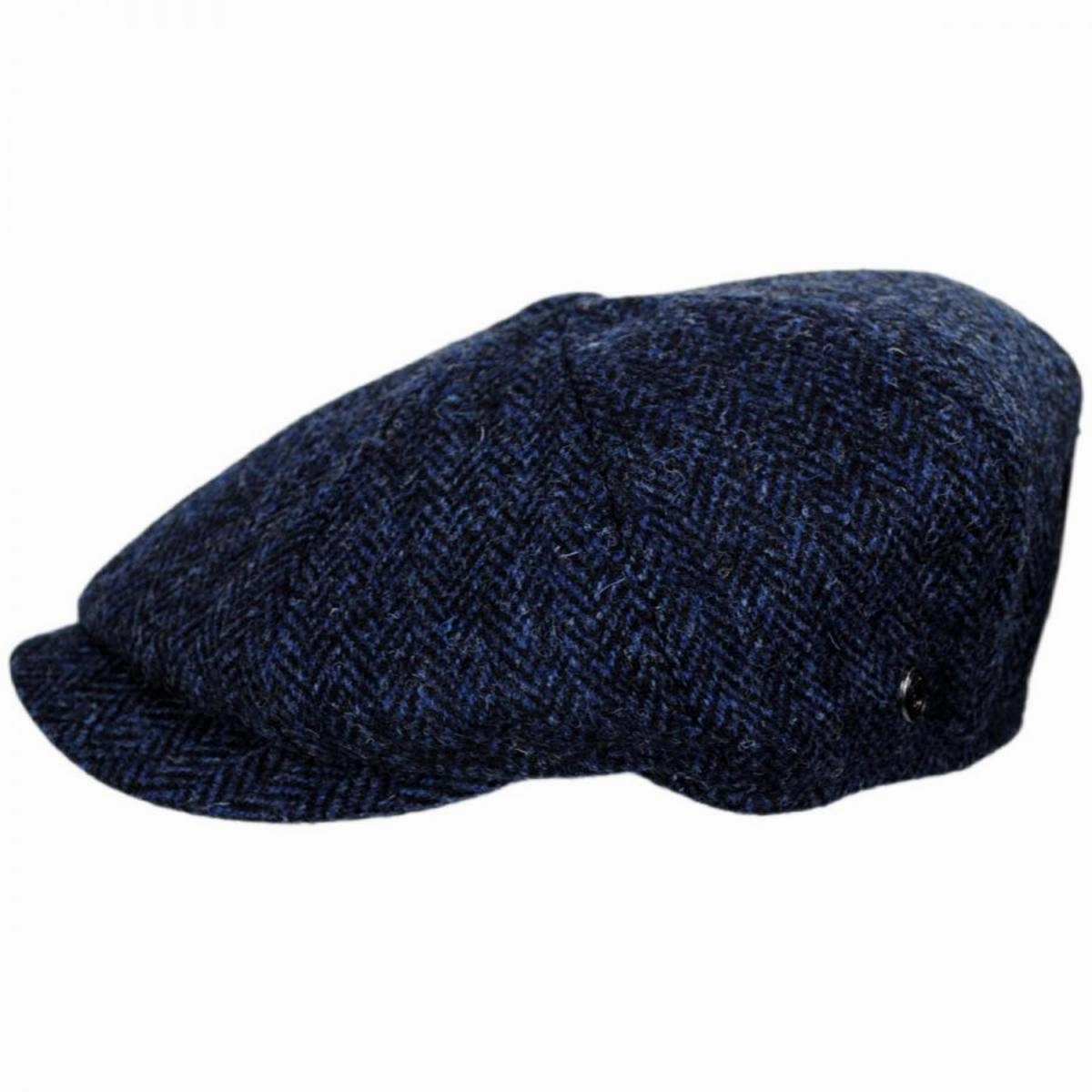 Skye Harris Tweed Wool Newsboy Cap