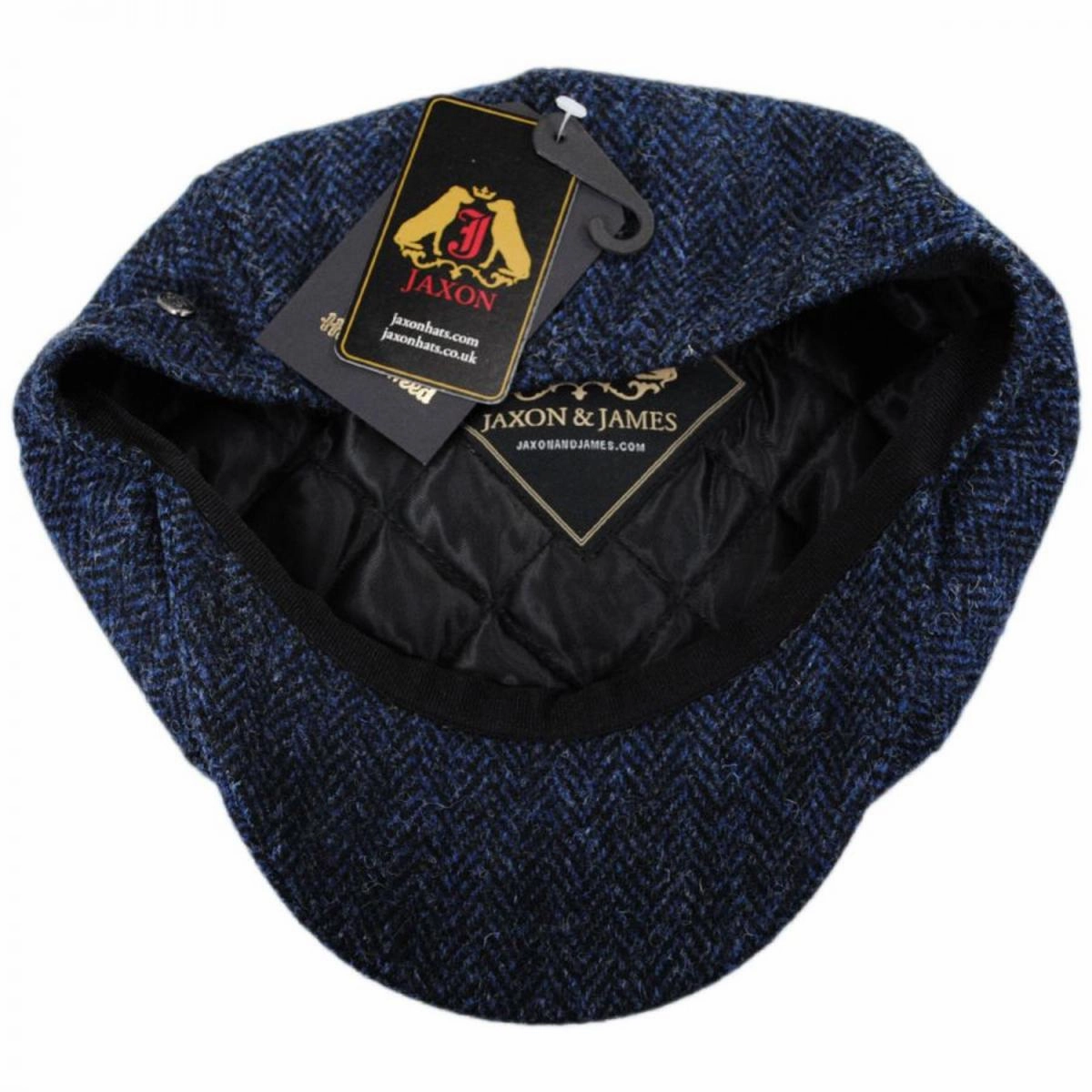 Skye Harris Tweed Wool Newsboy Cap