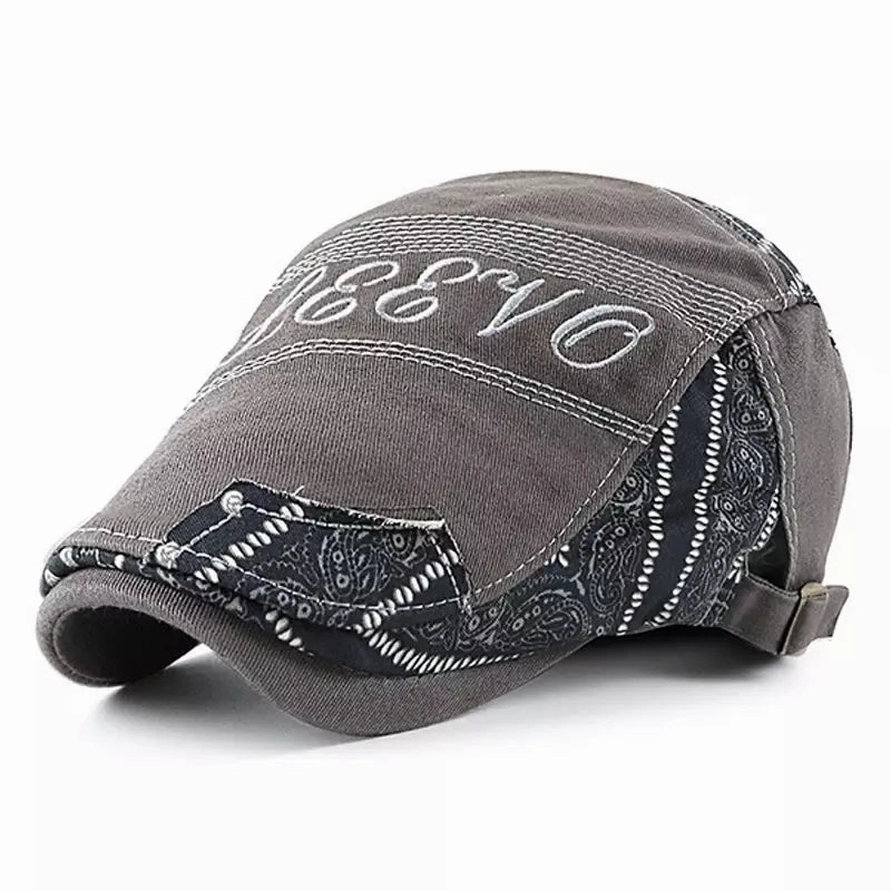 Sleevo Ethnic Patchwork Flat Cap