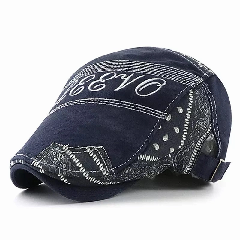 Sleevo Ethnic Patchwork Flat Cap