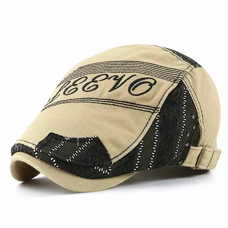 Sleevo Ethnic Patchwork Flat Cap