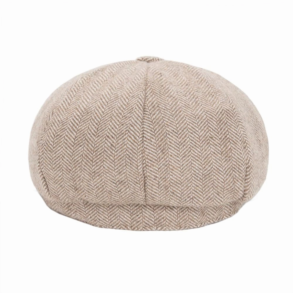 Small Size Wool Newsboy Cap