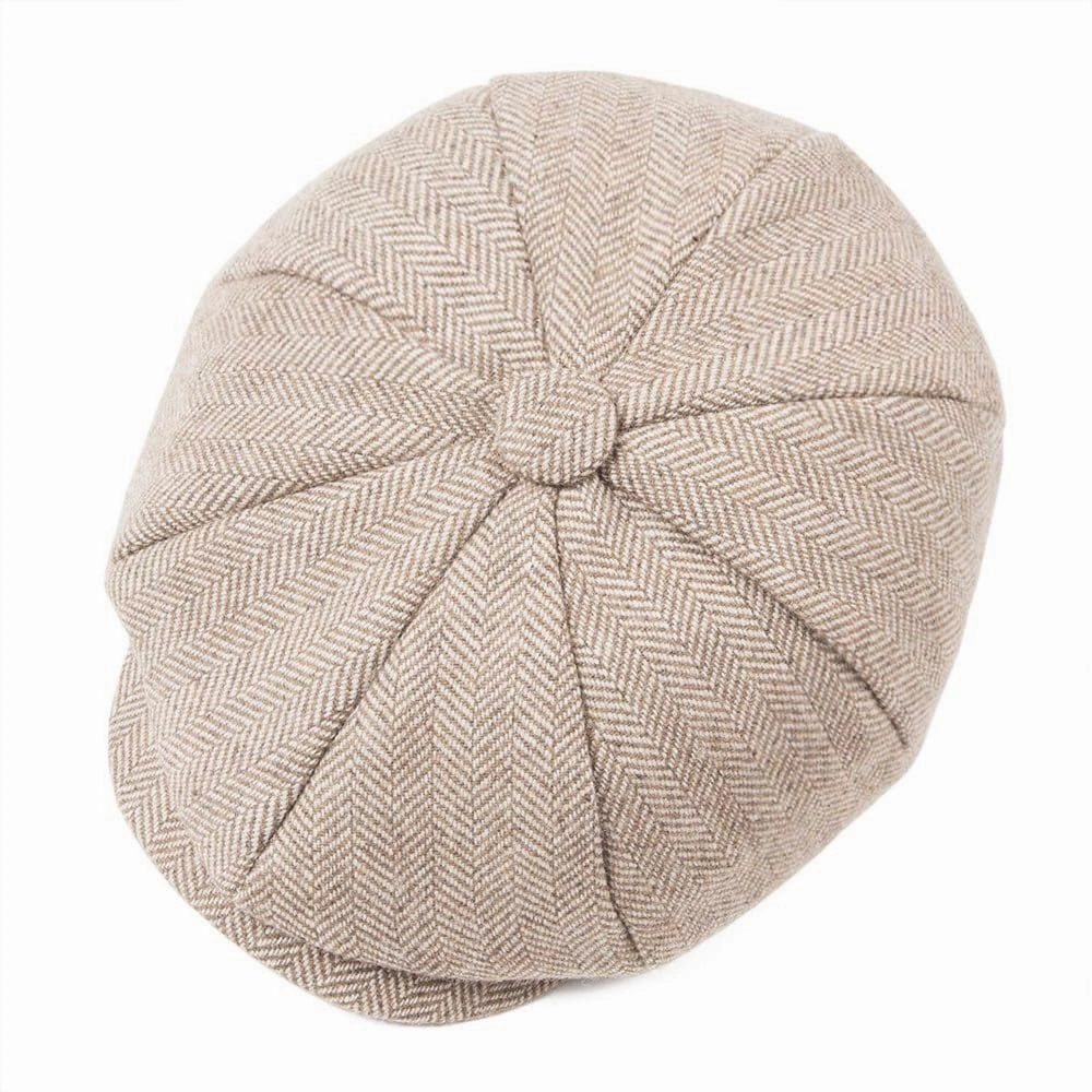Small Size Wool Newsboy Cap