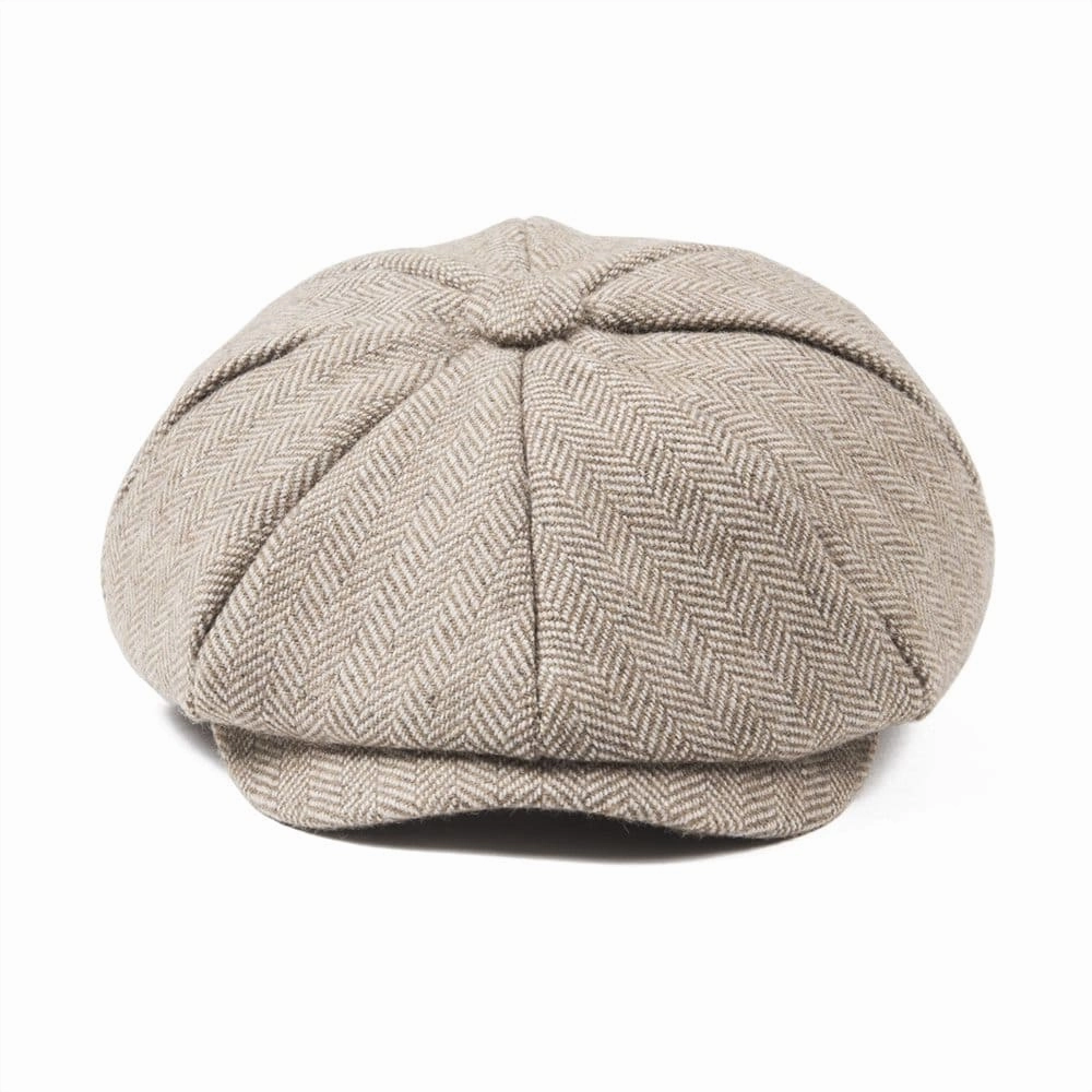 Small Size Wool Newsboy Cap