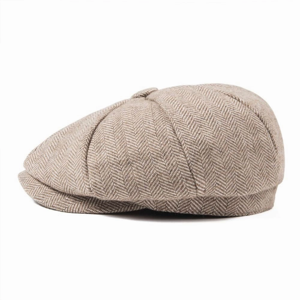 Small Size Wool Newsboy Cap