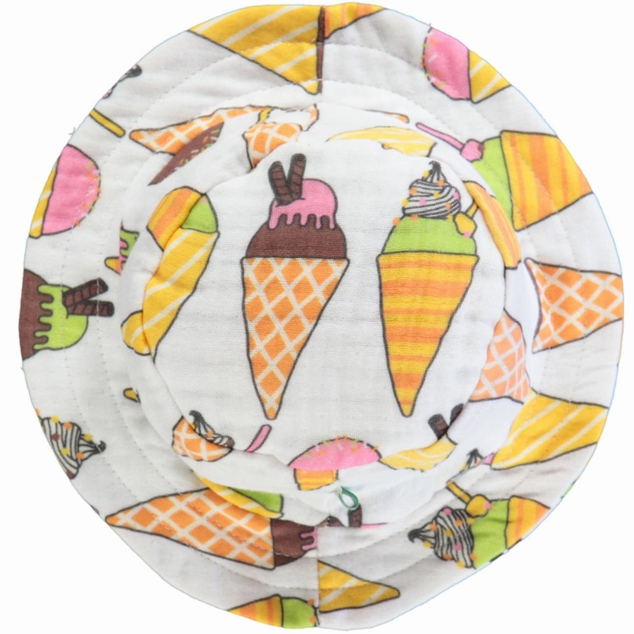 Smfolk Cream Sun Hat With Ice Cream
