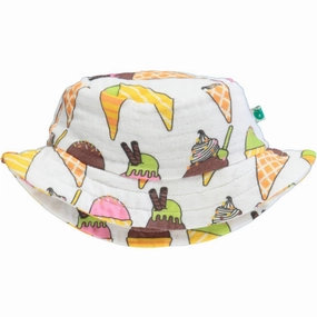 Smfolk Cream Sun Hat With Ice Cream