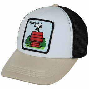 Snoopy Dog House Mesh Trucker Snapback Baseball Cap