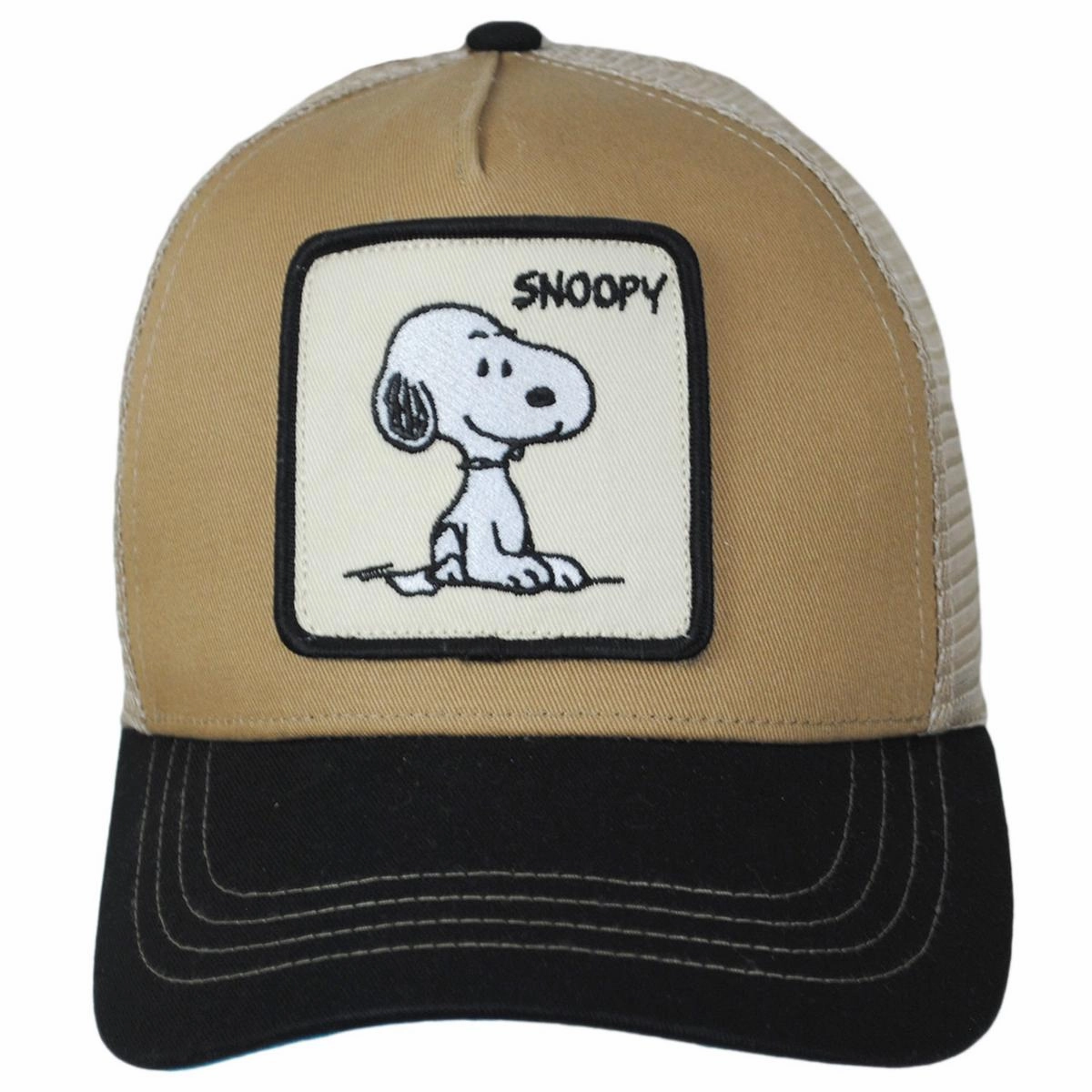 Snoopy Mesh Trucker Snapback Baseball Cap