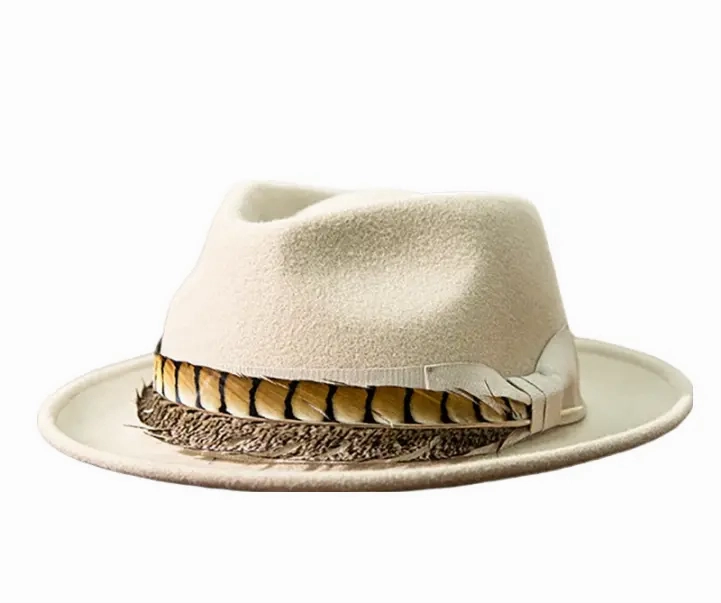 Soprano Feather Wool Fedora Hat