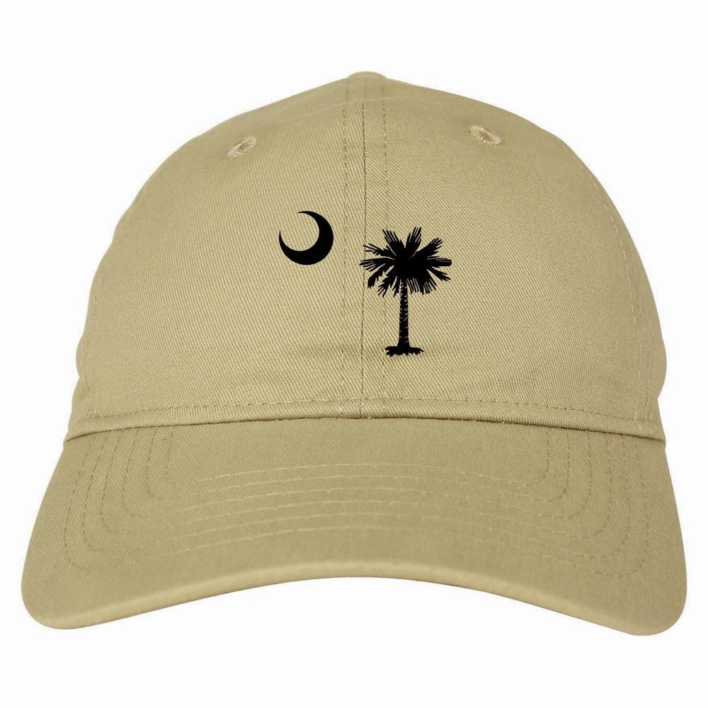 South Carolina State Flag Outline Mens Dad Hat