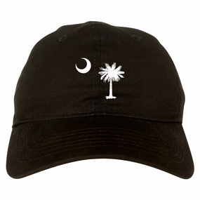 South Carolina State Flag Outline Mens Dad Hat