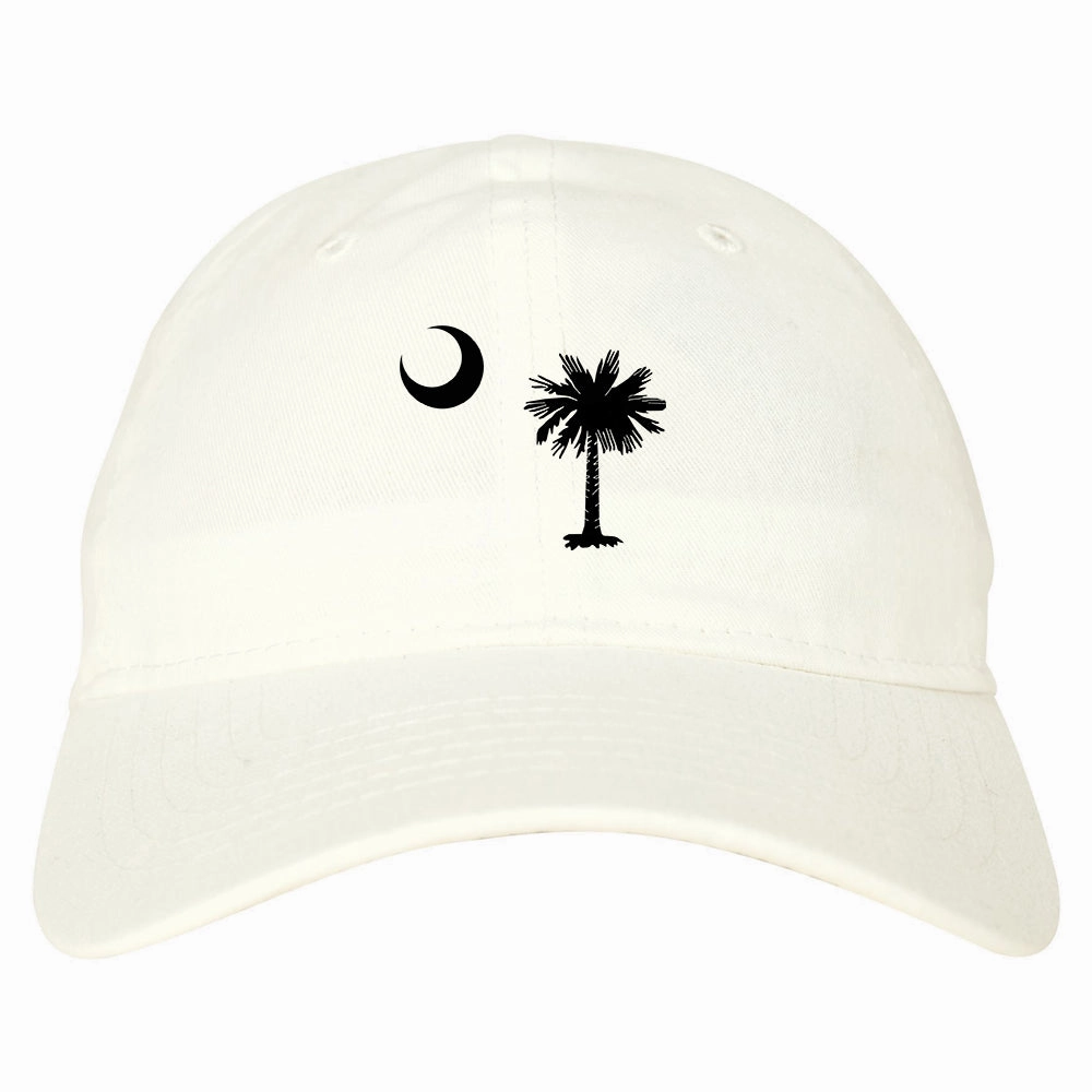 South Carolina State Flag Outline Mens Dad Hat