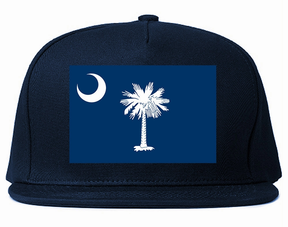 South Carolina State Flag SC Chest Mens Snapback Hat