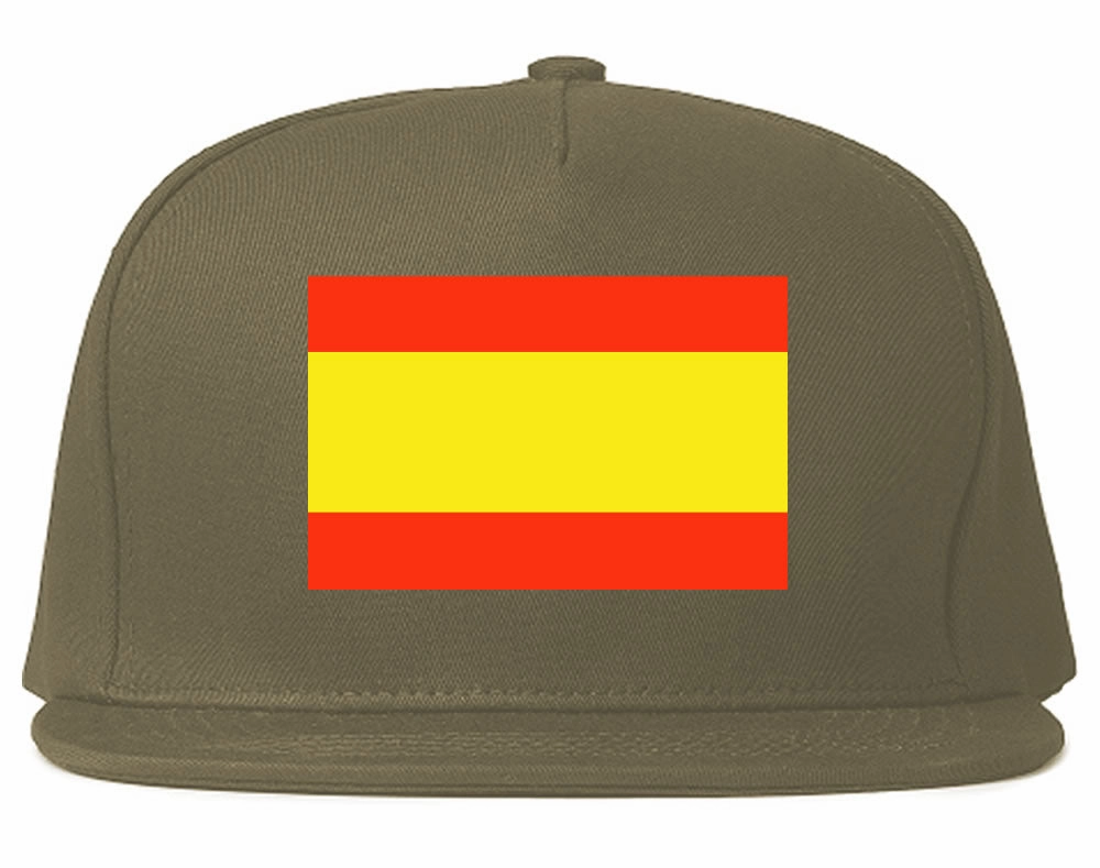 Spain Flag Country Printed Snapback Hat Cap