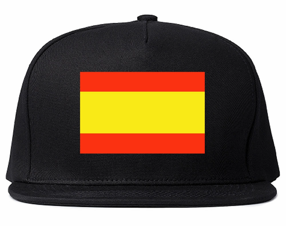 Spain Flag Country Printed Snapback Hat Cap