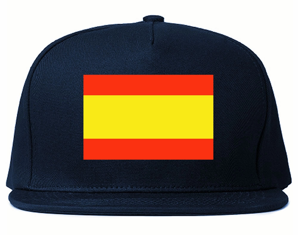 Spain Flag Country Printed Snapback Hat Cap