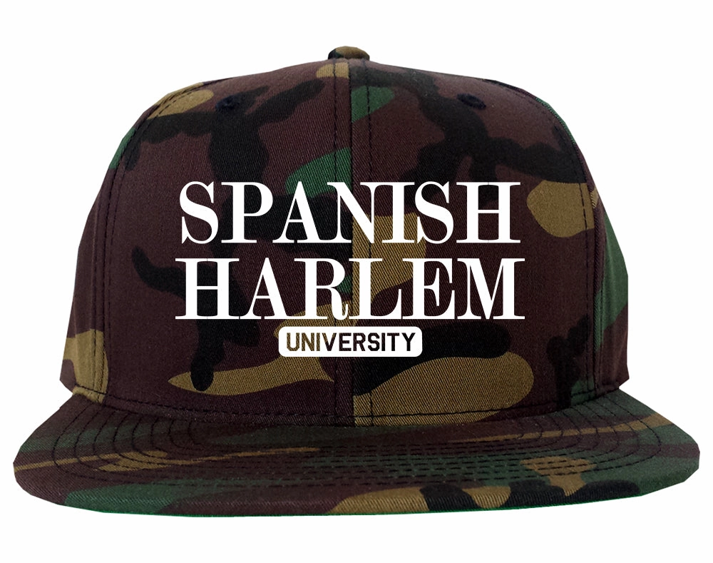 Spanish Harlem University New York Mens Snapback Hat
