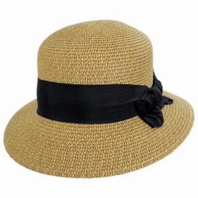 Spectator Toyo Straw Blend Cloche Hat