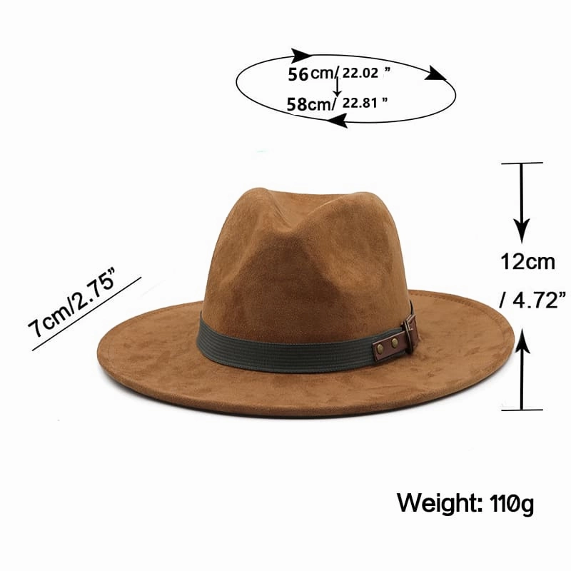 Spencer Suede Fedora Hat