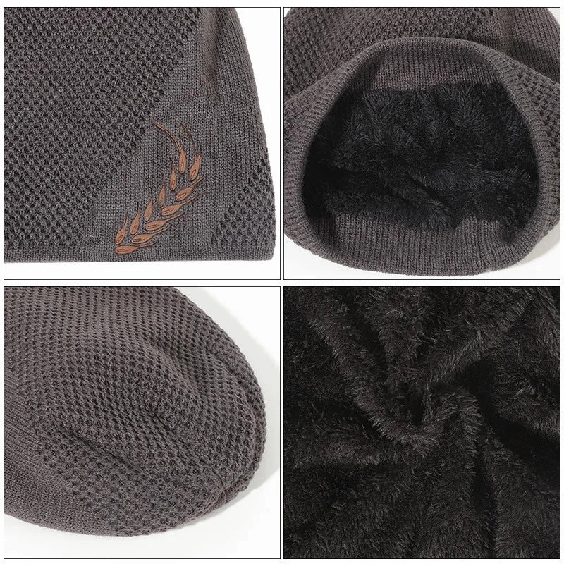 Spike Winter Lined Knitted Beanie