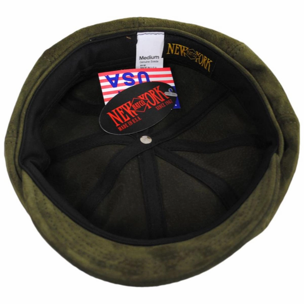 Spitfire Suede Leather Newsboy Cap