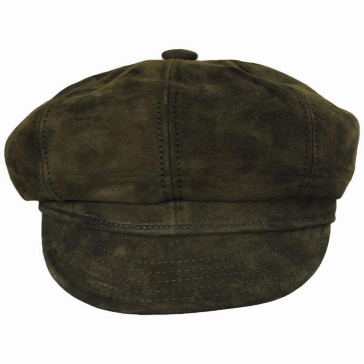Spitfire Suede Leather Newsboy Cap