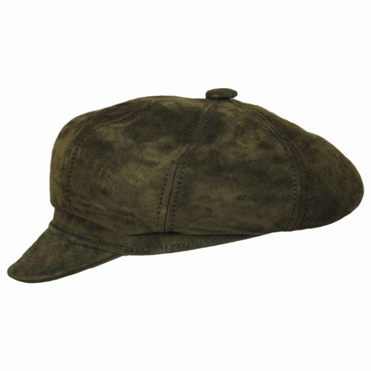 Spitfire Suede Leather Newsboy Cap