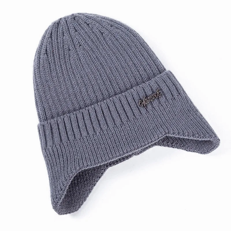 Sport Winter Earflaps Lined Bomber Beanie