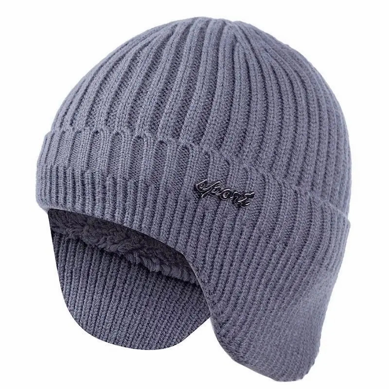 Sport Winter Earflaps Lined Bomber Beanie