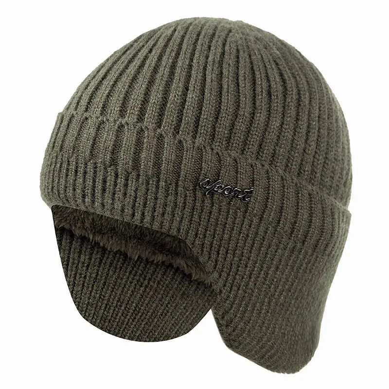 Sport Winter Earflaps Lined Bomber Beanie
