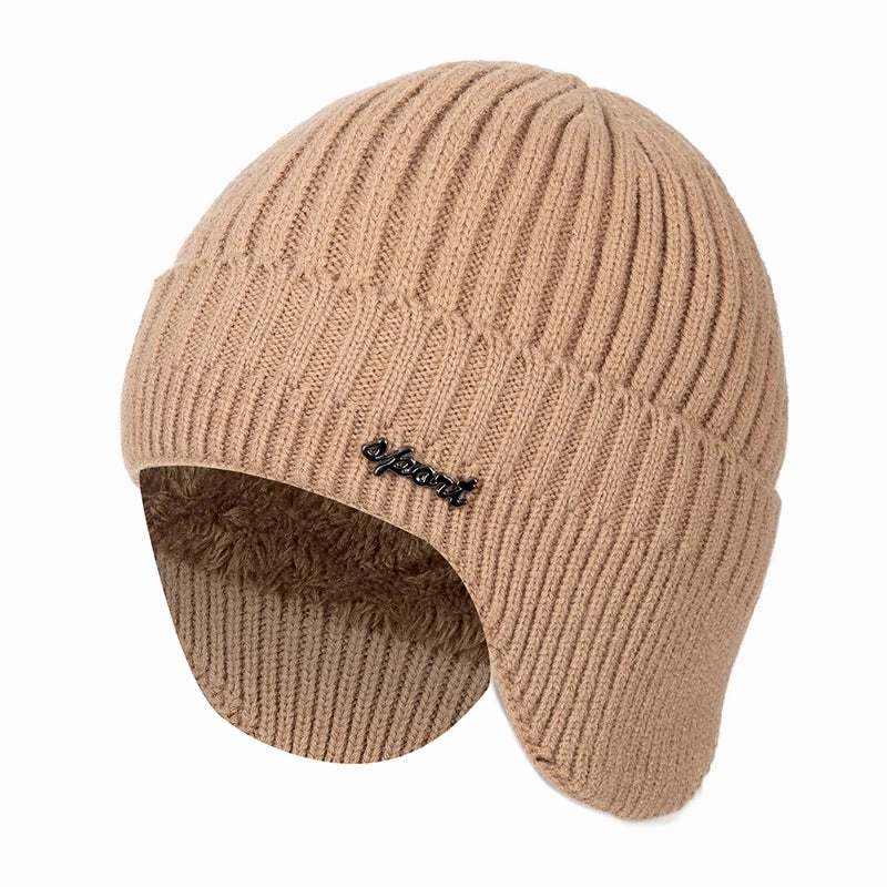 Sport Winter Earflaps Lined Bomber Beanie