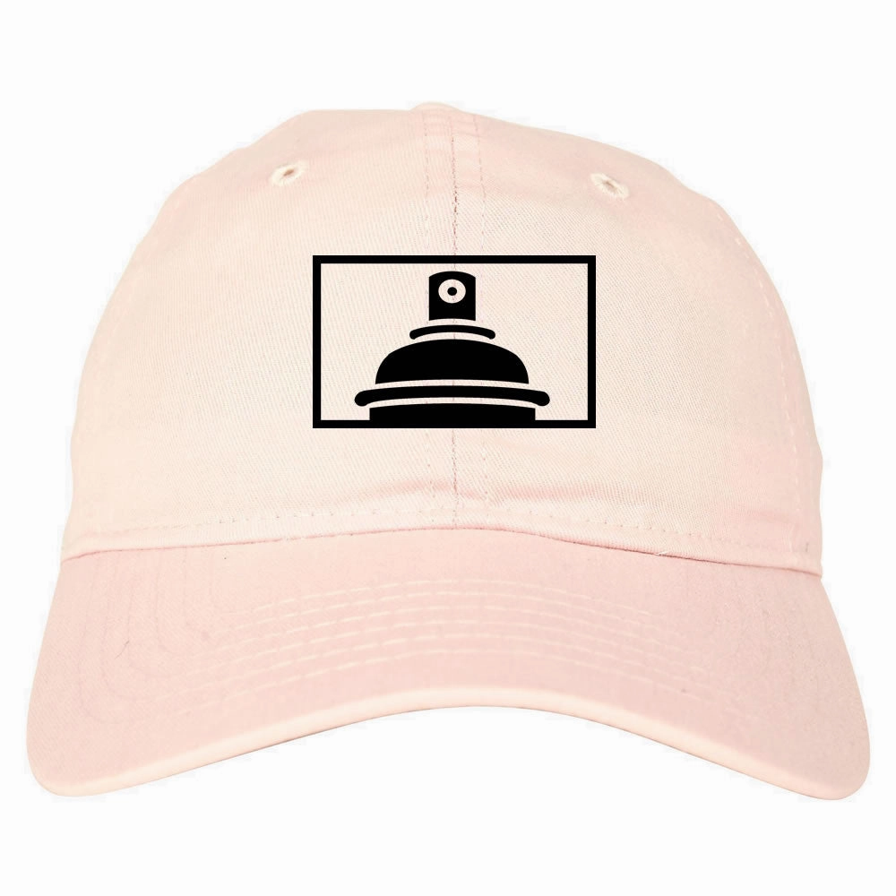 Spraycan Rectangle Logo Graffiti Dad Hat Cap