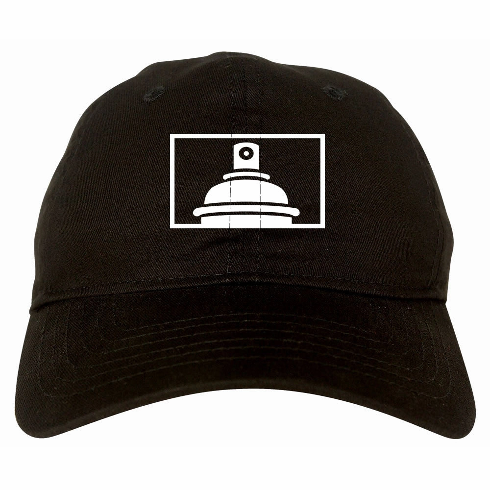 Spraycan Rectangle Logo Graffiti Dad Hat Cap