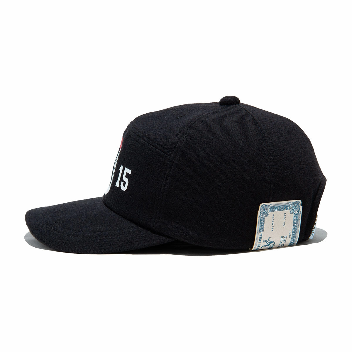 SQUARE WIDE CAP - Black
