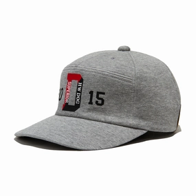 SQUARE WIDE CAP - Gray